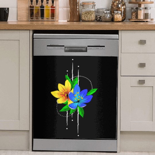 Lily flowers planting garden Dish Washer Covers