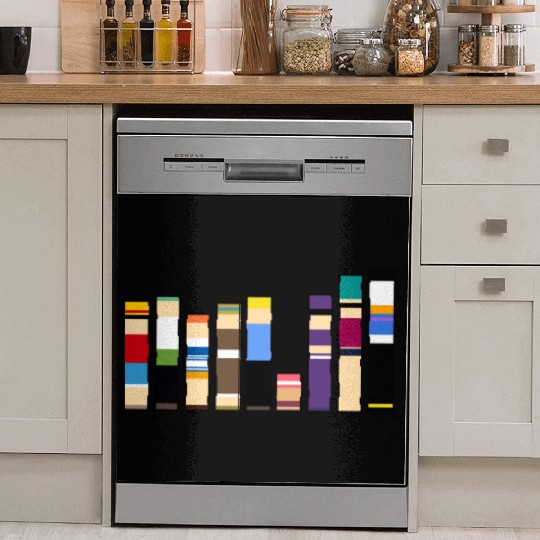 Anime Luffy Zoro Nami Straw Hat Colour Palette Dish Washer Covers