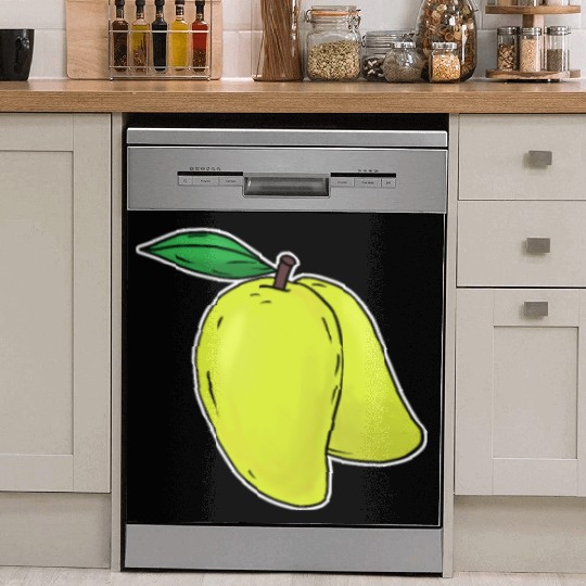 Mango hand drawn fruits summer Dish Washer Covers