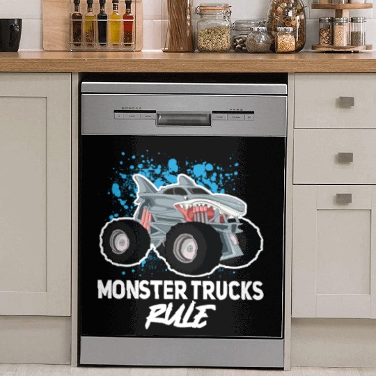 Monster Trucks Rule... Monster Truck Dish Washer Covers
