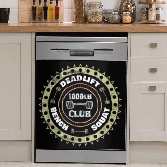 1000 Pound Club Workout Gym Dish Washer Covers