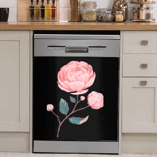 Rose flower rose London Dish Washer Covers