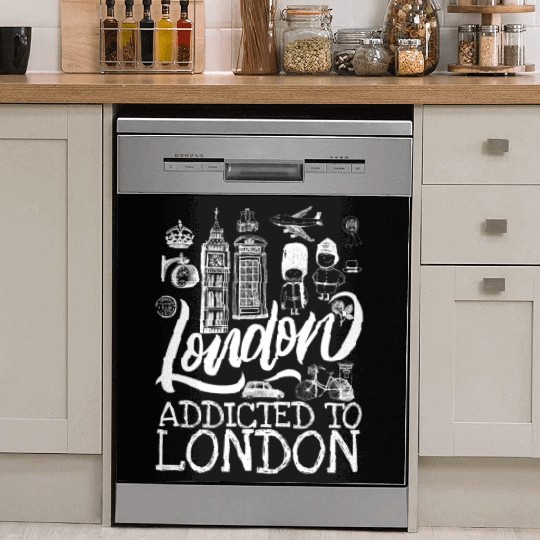 addicted to london - london culture lover Dish Washer Covers