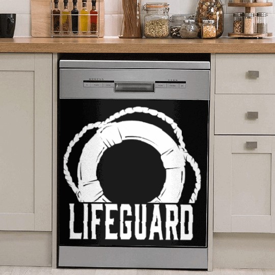 Lifeguard Water Rescue Lifesaver Dish Washer Covers