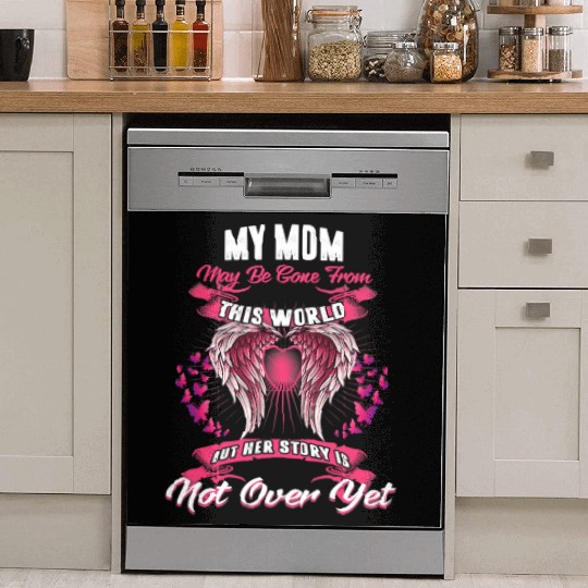 Angel Mommy Angel Wings Apparel Rest in Peace Mom Dish Washer Covers