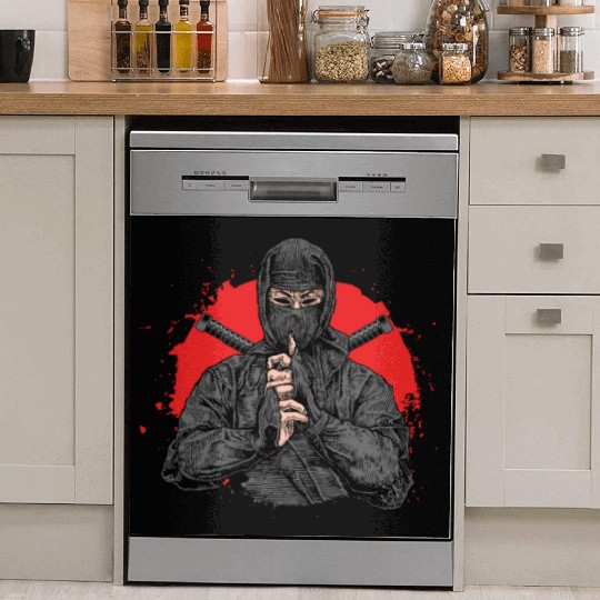 Ninja Samurai Kendo Katana Japan Yakuza Shinobi Dish Washer Covers