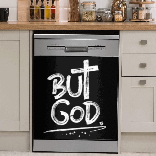 But God Cross Christian Dish Washer Covers