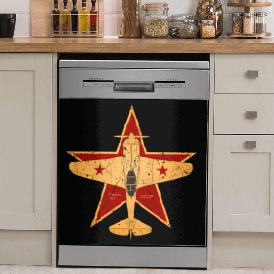CCCP Soviet Union Air Force World War II Dish Washer Covers
