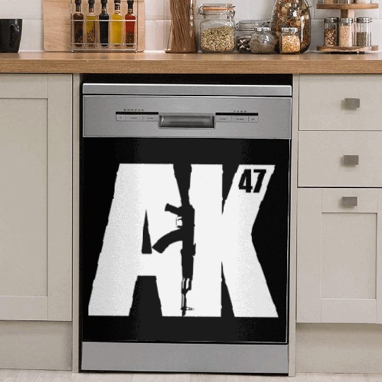 Ak-47 Soviet Kalashnikov Pro Second Amendment Dish Washer Covers