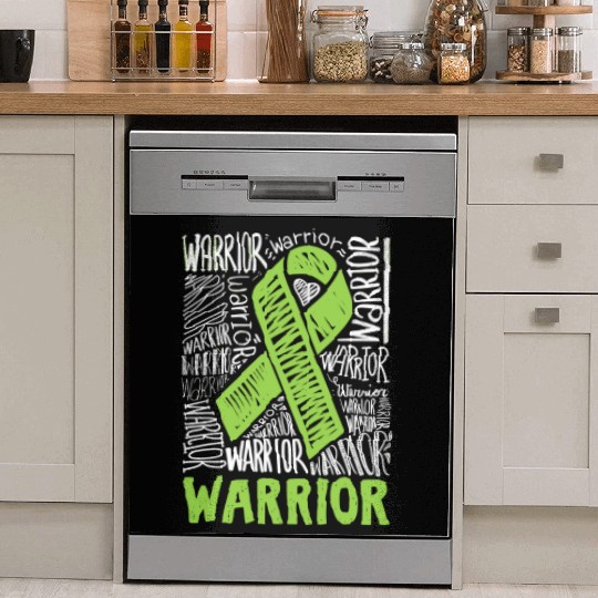 Non-Hodgkins Lymphoma Warrior Lime Green Awareness Dish Washer Covers