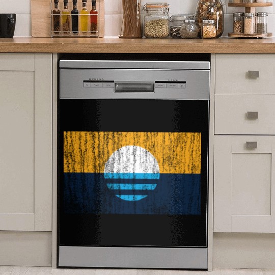 People'S Flag Of Milwaukee Vintage Style Distresse Dish Washer Covers