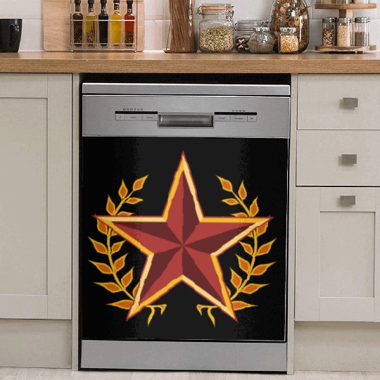 soviet star with laurels Dish Washer Covers