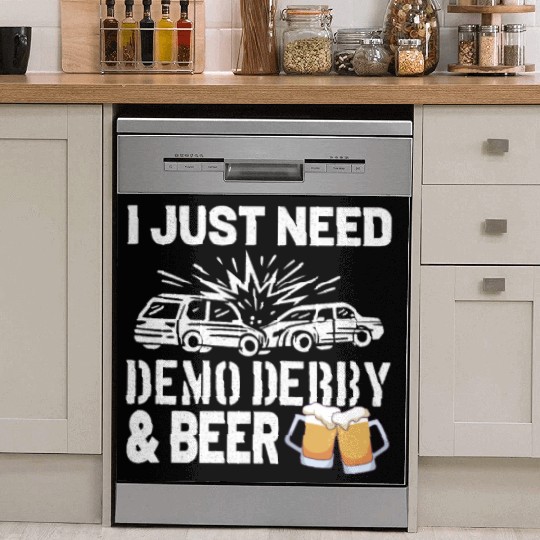 Demolition Derby Demo Derby Dirt Track Gift Idea Dish Washer Covers