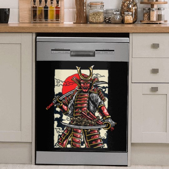 Katana Samurai Ninja Japan Shinobi Warrior Gift Dish Washer Covers