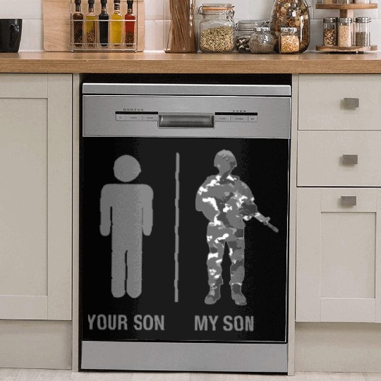 Veteran-Soldier Son Dish Washer Covers Military Camouflage Your