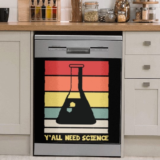 Y All Need Science Puns Cool Gifts For Geek Genius Dish Washer Covers