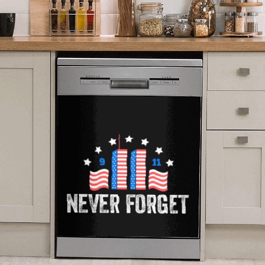 Never Forget 9/11 Patriot Day 2021 Dish Washer Covers