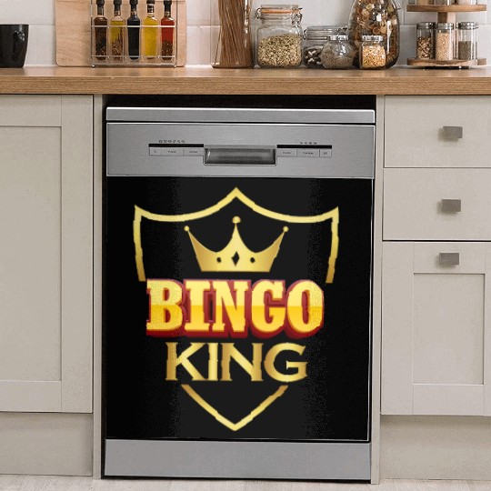 Bingo Quotes Bingo King Funny Dish Washer Covers