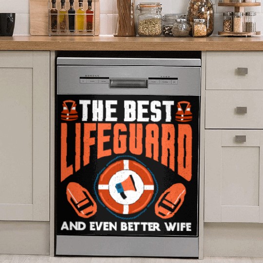 Best Lifeguard Wife Rescuer Pool Guard Dish Washer Covers