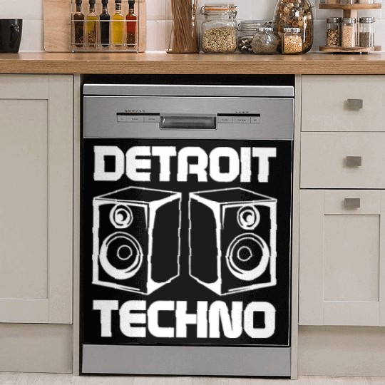 Detroit Techno House Music Festival Style Love Dish Washer Covers