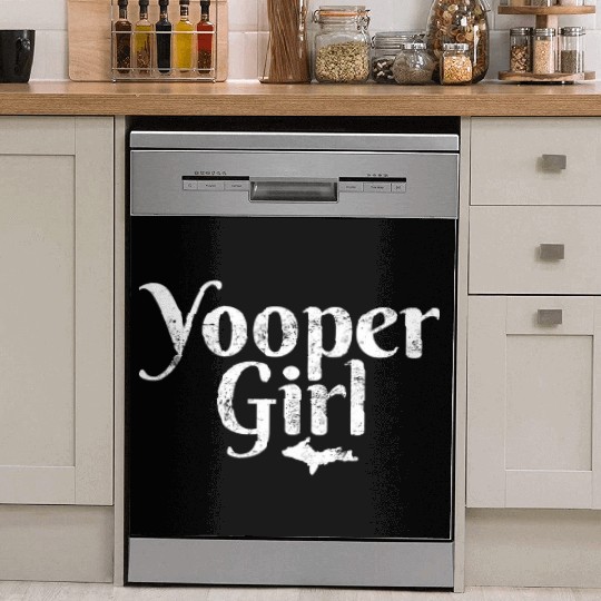 Yooper Girl Ladies Upper Peninsula Michigan Gift M Dish Washer Covers