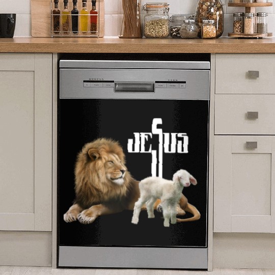 Jesus is Lion and Lamb Dish Washer Covers