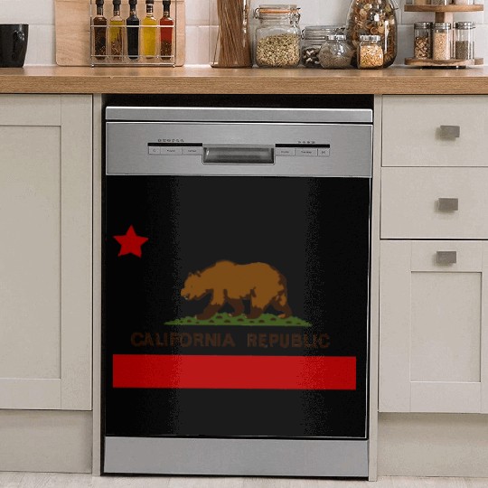 California Republic Flag Patriotic Dish Washer Covers