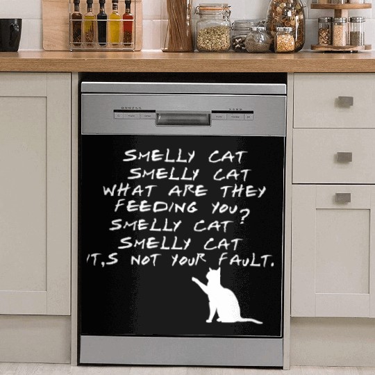 Smelly Cat Friends Tv Show Dish Washer Covers