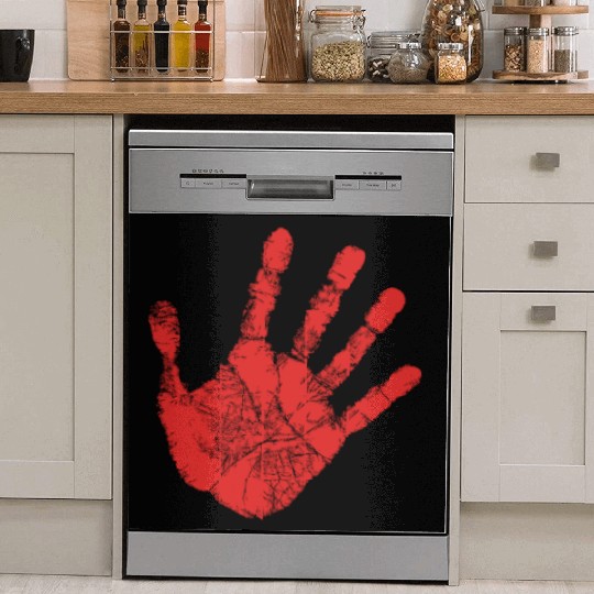 Red Hand - Supporter of MMIW Dish Washer Covers