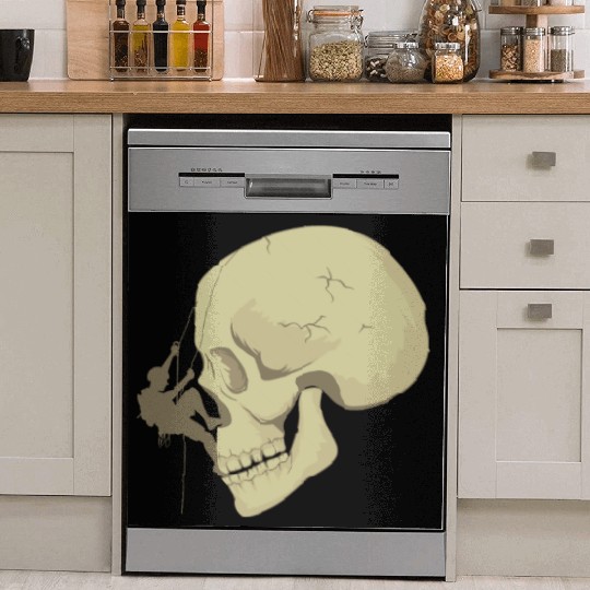 Skull Bouldering Dish Washer Covers