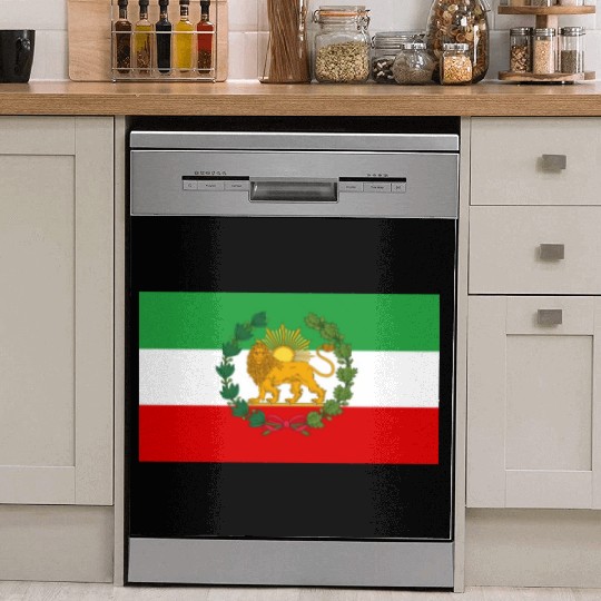 Flag of Iran Lion and Sun Dish Washer Covers