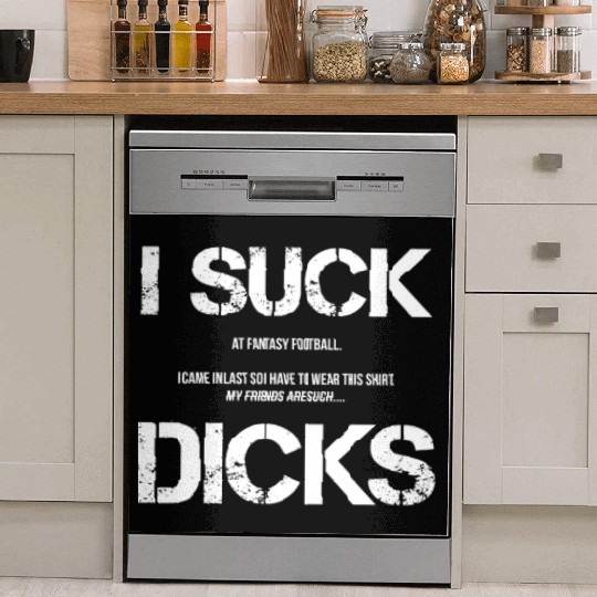Fantasy Football Loser I Lost League Shame funny Dish Washer Covers