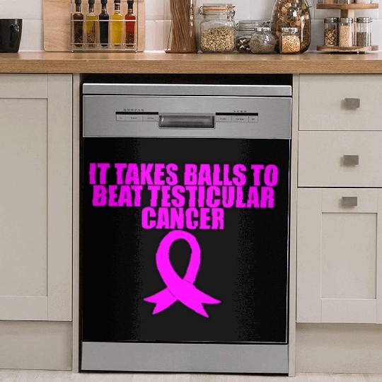 It Takes Balls To Beat Testicular Cancer 3 Dish Washer Covers