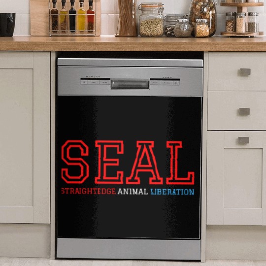SEAL Straight Edge Animal Liberation | USA Colors Dish Washer Covers