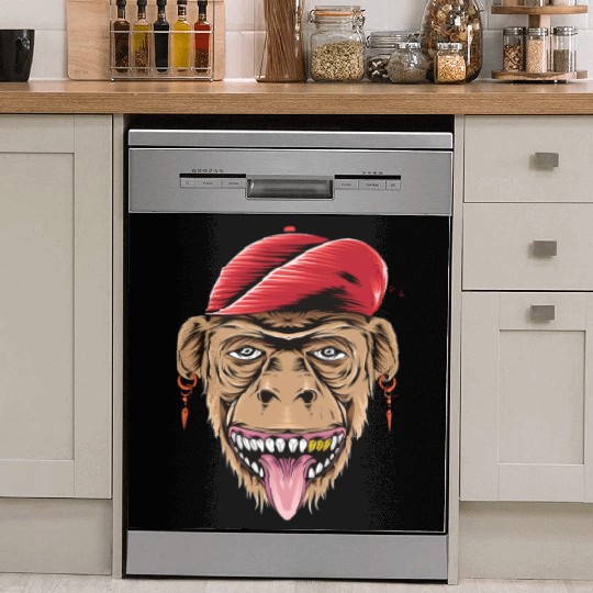 happy monkey head for Dish Washer Covers