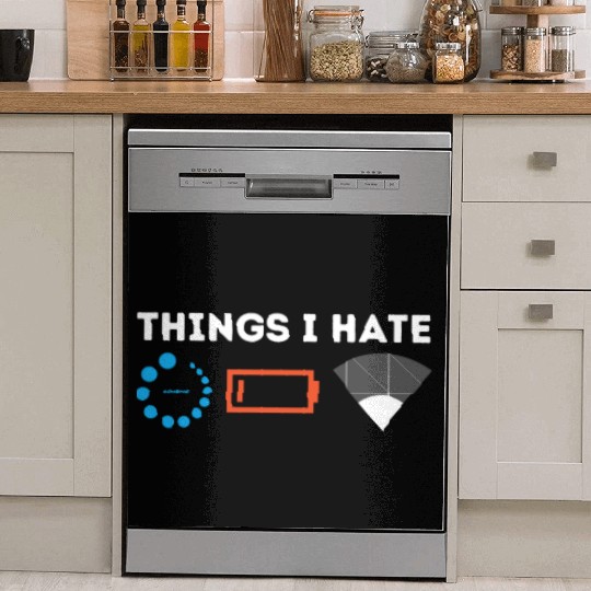 Things I Hate Gamer Computer Science Programmer & Dish Washer Covers