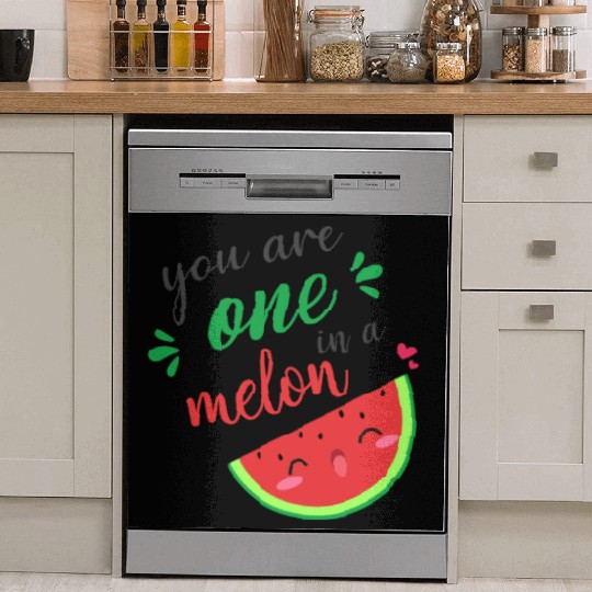 you are one in a melon- cute watermelon Dish Washer Covers