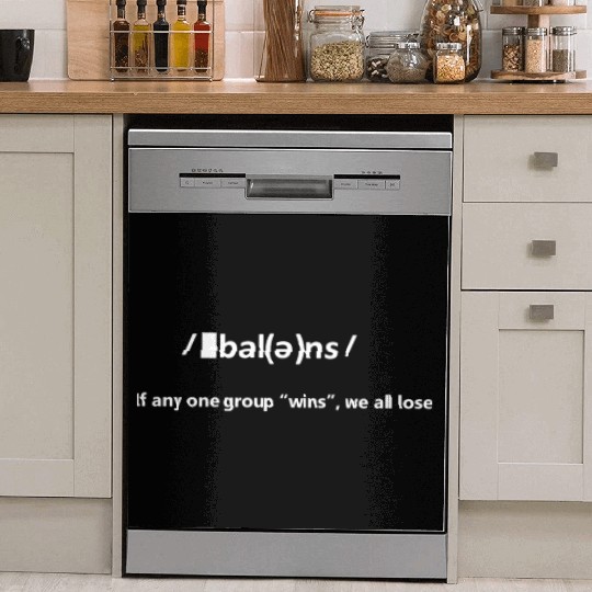 Balance Funny Dictionary Definition Gift Dish Washer Covers