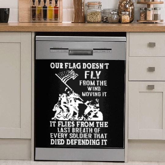I love my country flag. Love USA. USA Veterans Dish Washer Covers