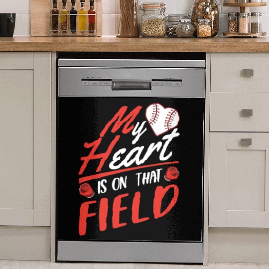 Baseball Mom Son Baseball Lover Dish Washer Covers