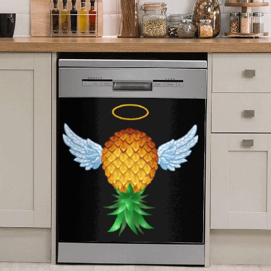 Cute Swinger Upside Down Pineapple Angel Wings Dish Washer Covers