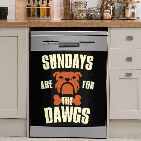 Sundays are for the dogs Cleveland Ohio Dish Washer Covers
