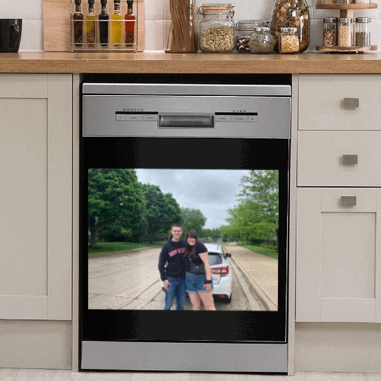 Emily and her boyfriend Dish Washer Covers