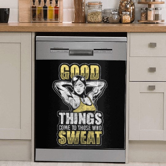 Workout Bodybuilding Muscles Muscle Dish Washer Covers