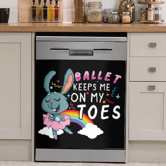 Ballet Ballerina Dance Dancer Dancing Ballet Gift Dish Washer Covers