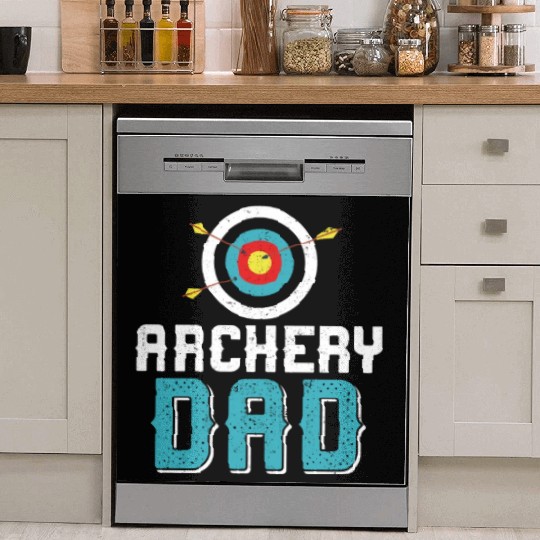 Archery Bow Archer Dad Father Dish Washer Covers