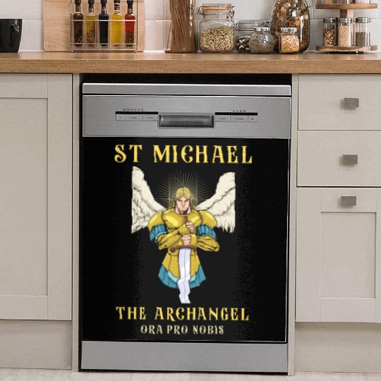 Archangel St Michael Roman Catholic Gift Dish Washer Covers