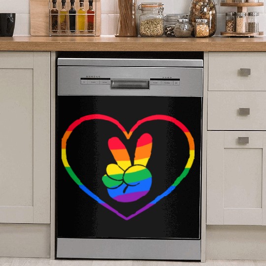 Pop art pride, lgbt community Dish Washer Covers