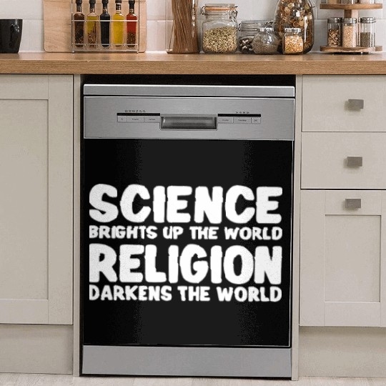 Atheist Atheism Anti Religion Securalism God Sucks Dish Washer Covers