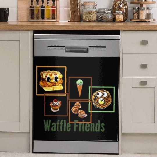 Waffle Friends Dish Washer Covers
